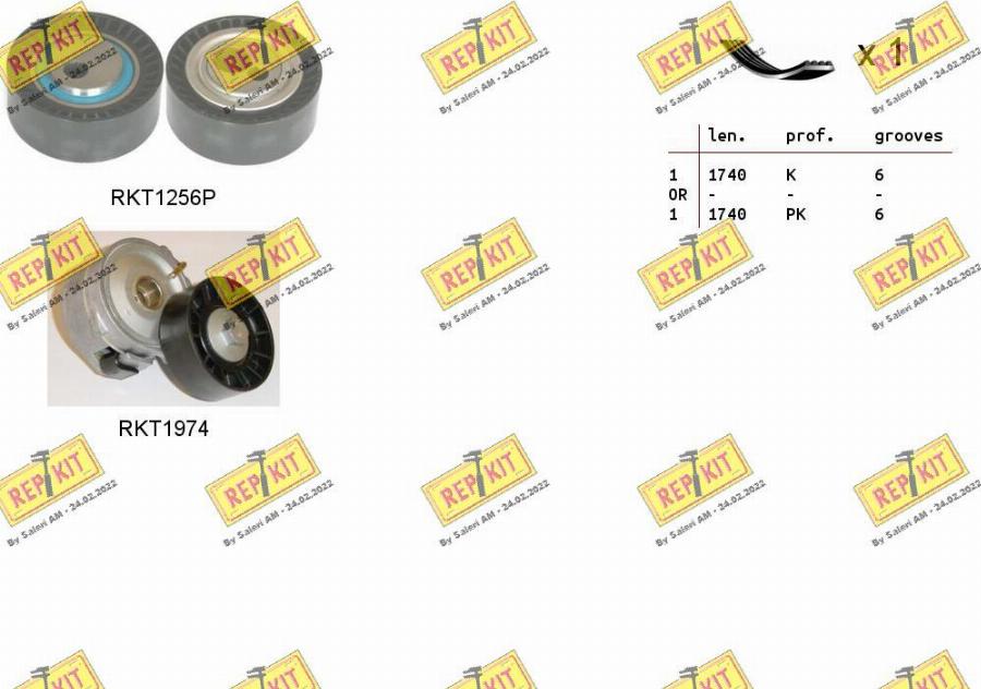 REPKIT RKTA0005 - Keilrippenriemensatz alexcarstop-ersatzteile.com