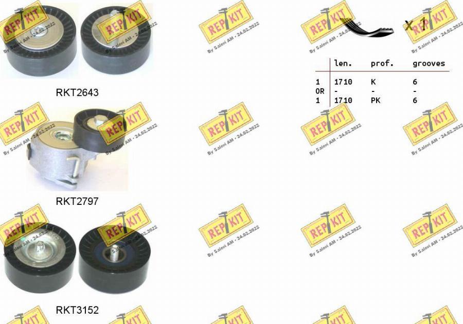 REPKIT RKTA0086 - Keilrippenriemensatz alexcarstop-ersatzteile.com