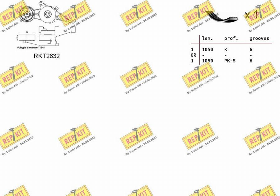 REPKIT RKTA0038 - Keilrippenriemensatz alexcarstop-ersatzteile.com