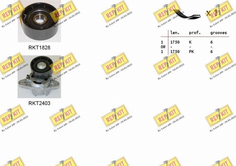 REPKIT RKTA0028 - Keilrippenriemensatz alexcarstop-ersatzteile.com