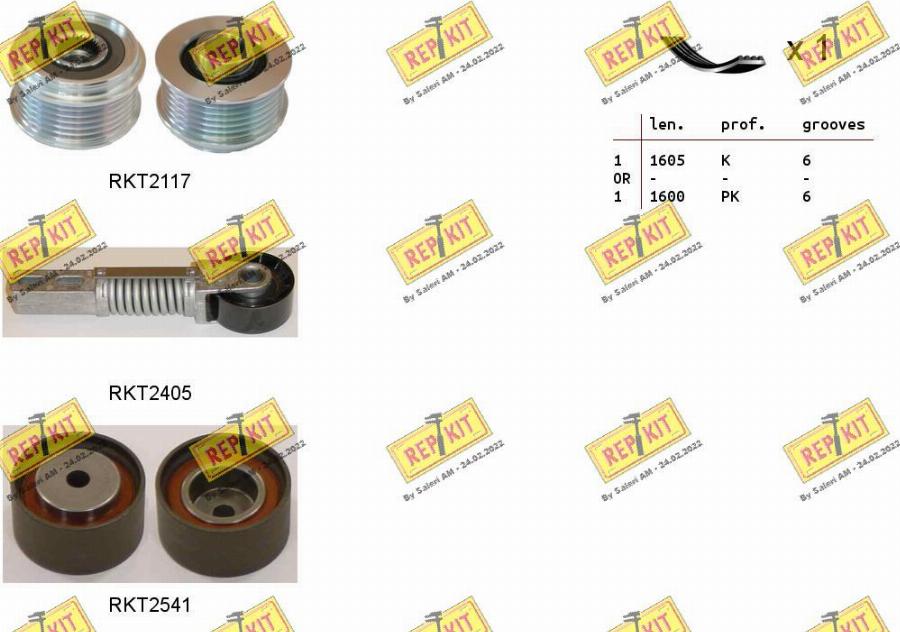 REPKIT RKTA0107 - Keilrippenriemensatz alexcarstop-ersatzteile.com