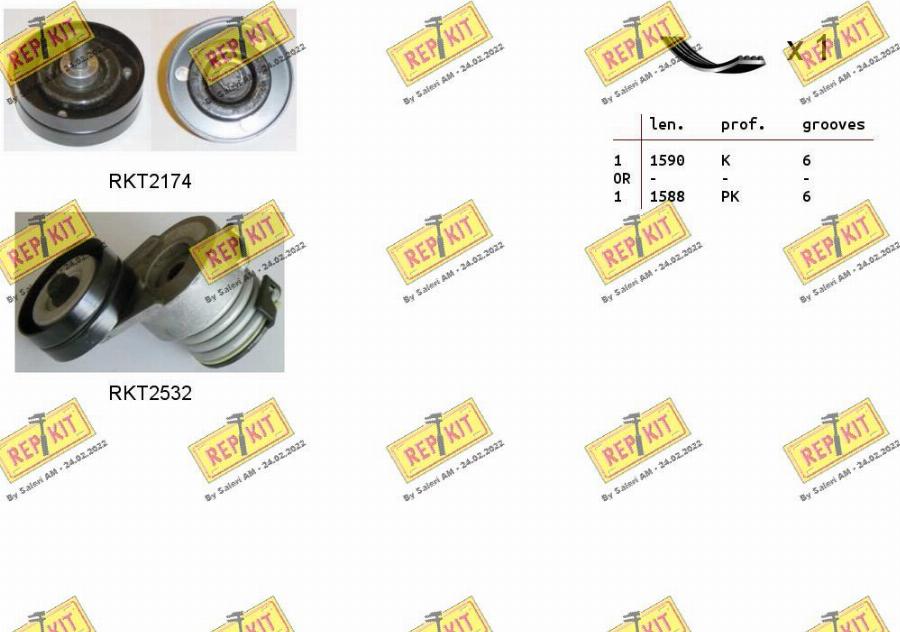 REPKIT RKTA0114 - Keilrippenriemensatz alexcarstop-ersatzteile.com