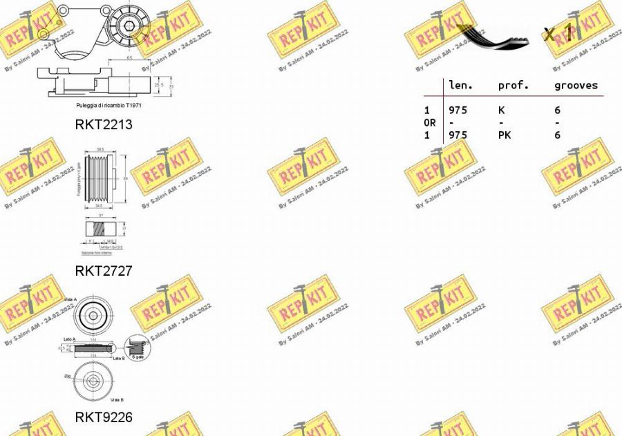 REPKIT RKTA0110 - Keilrippenriemensatz alexcarstop-ersatzteile.com