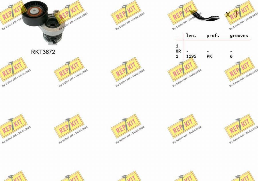 REPKIT RKTA0134 - Keilrippenriemensatz alexcarstop-ersatzteile.com