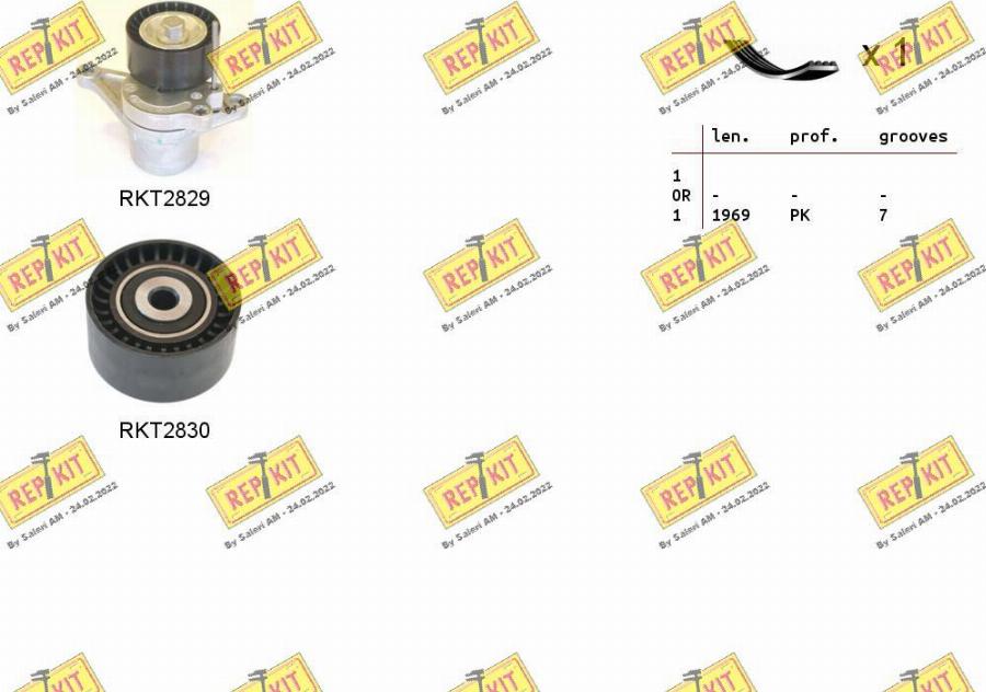 REPKIT RKTA0136 - Keilrippenriemensatz alexcarstop-ersatzteile.com