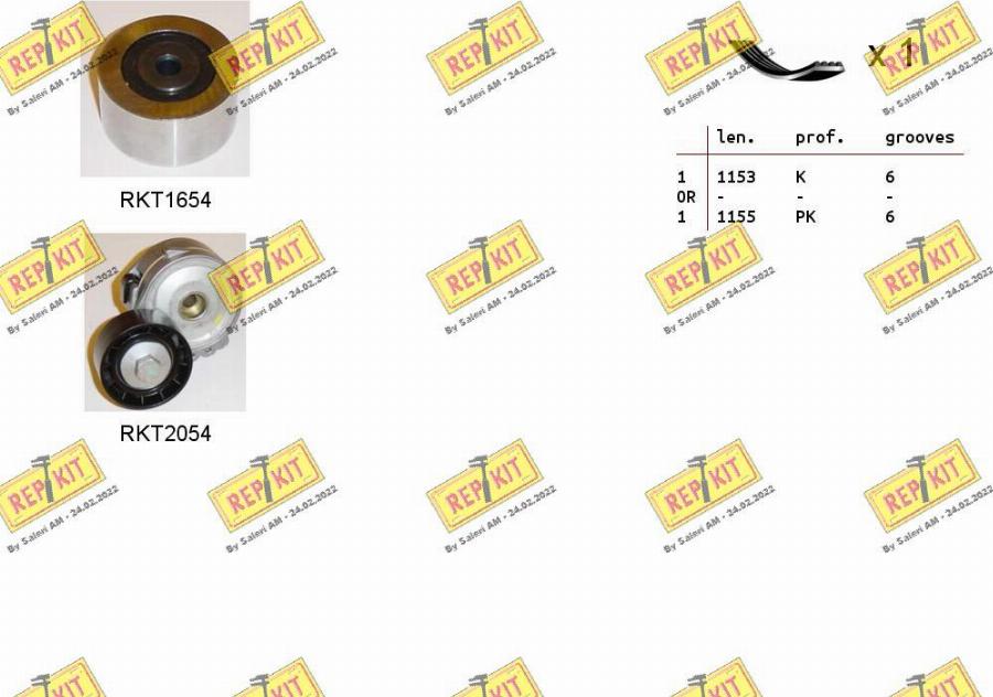 REPKIT RKTA0132 - Keilrippenriemensatz alexcarstop-ersatzteile.com