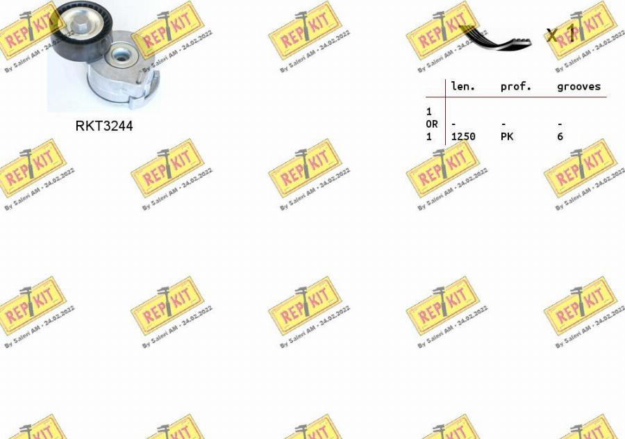 REPKIT RKTA0137 - Keilrippenriemensatz alexcarstop-ersatzteile.com