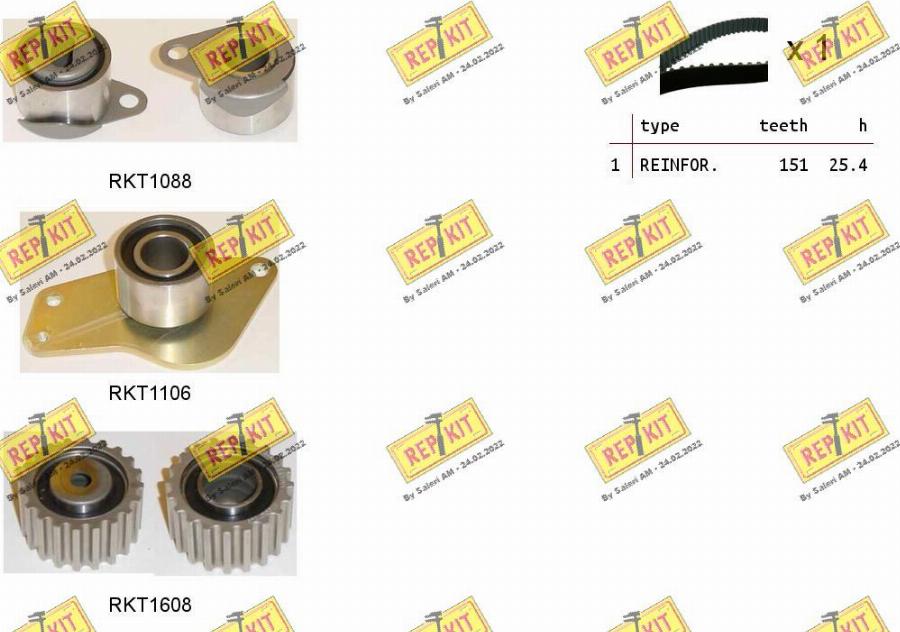 REPKIT RKTK0935 - Zahnriemensatz alexcarstop-ersatzteile.com