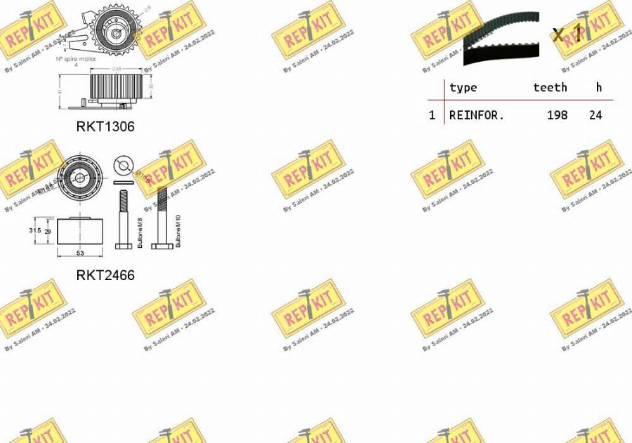 REPKIT RKTK0927 - Zahnriemensatz alexcarstop-ersatzteile.com