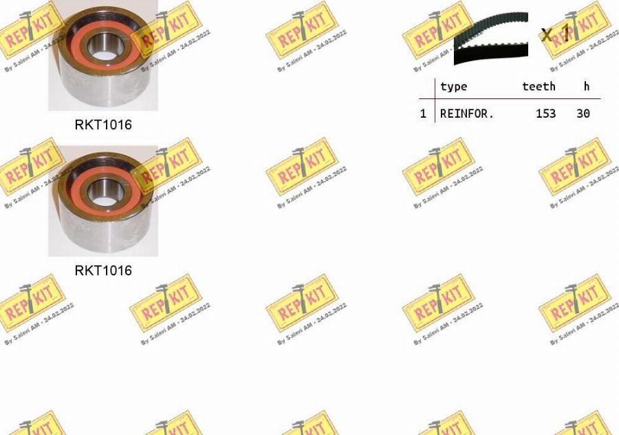 REPKIT RKTK0850 - Zahnriemensatz alexcarstop-ersatzteile.com