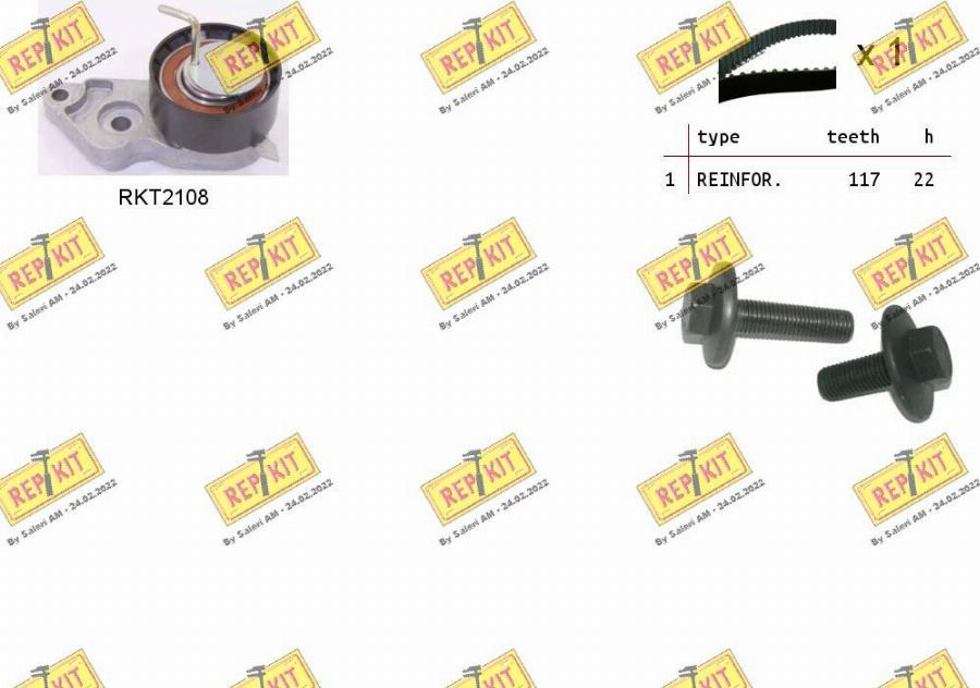 REPKIT RKTK0869 - Zahnriemensatz alexcarstop-ersatzteile.com