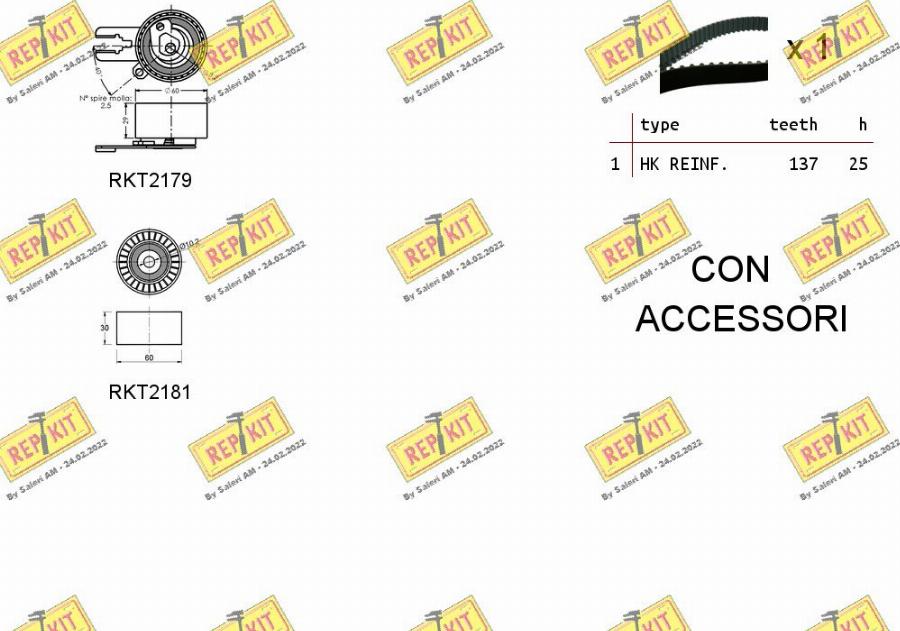 REPKIT RKTK0864 - Zahnriemensatz alexcarstop-ersatzteile.com