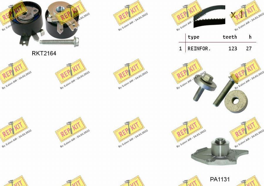 REPKIT RKTK0863PA - Wasserpumpe + Zahnriemensatz alexcarstop-ersatzteile.com