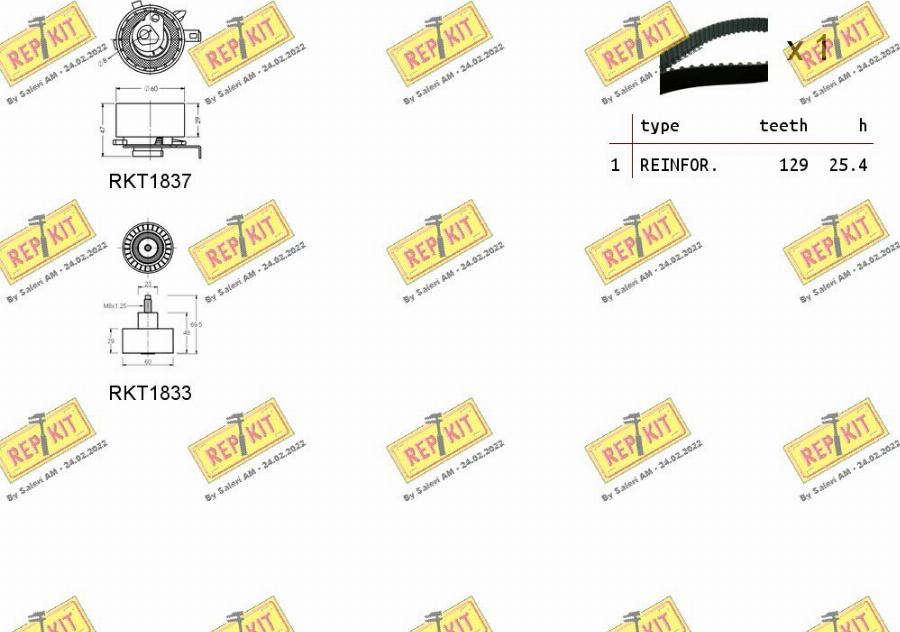 REPKIT RKTK1031 - Zahnriemensatz alexcarstop-ersatzteile.com