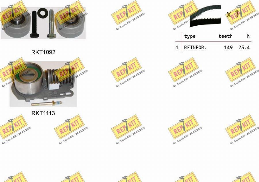 REPKIT RKTK1038 - Zahnriemensatz alexcarstop-ersatzteile.com