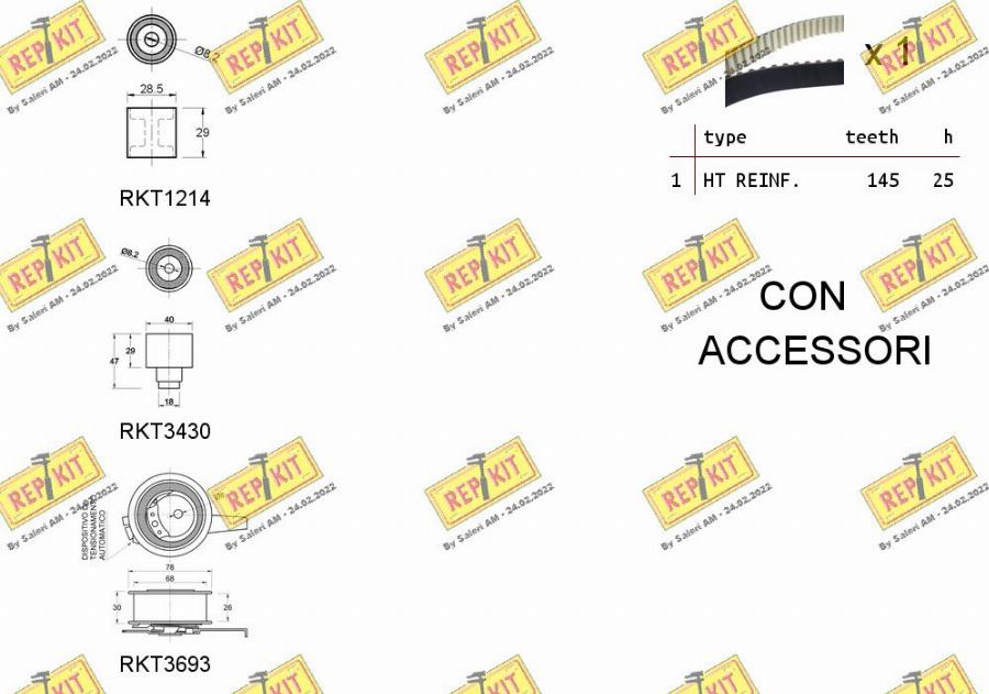 REPKIT RKTK1166 - Zahnriemensatz alexcarstop-ersatzteile.com