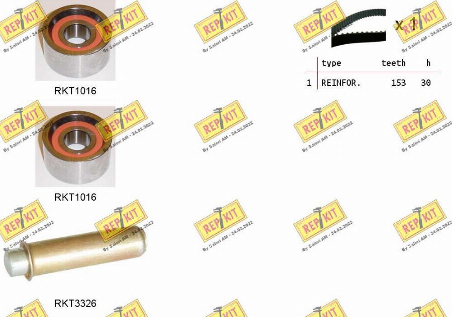 REPKIT RKTK1183 - Zahnriemensatz alexcarstop-ersatzteile.com