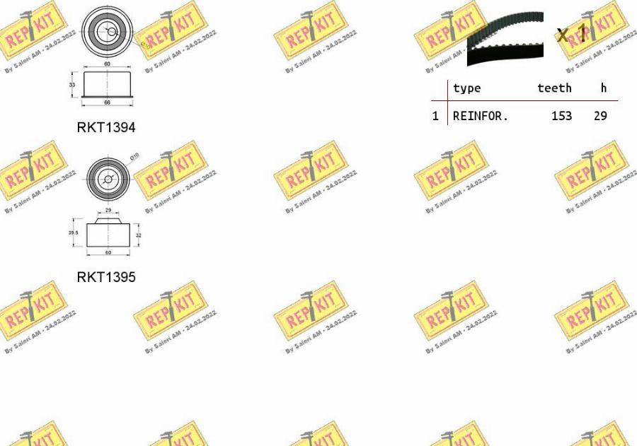 REPKIT RKTK1260 - Zahnriemensatz alexcarstop-ersatzteile.com