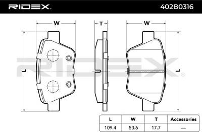 Akebono AN-7018K - Bremsbelagsatz, Scheibenbremse alexcarstop-ersatzteile.com