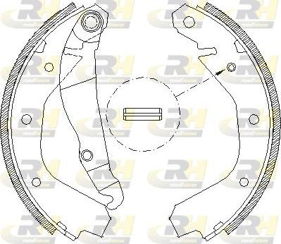 Roadhouse 4091.00 - Bremsbacke alexcarstop-ersatzteile.com