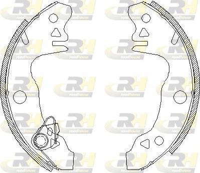 Roadhouse 4044.00 - Bremsbacke alexcarstop-ersatzteile.com