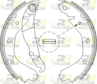 Roadhouse 4088.00 - Bremsbacke alexcarstop-ersatzteile.com