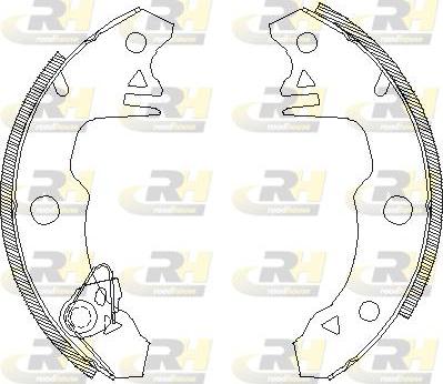 Roadhouse 4022.00 - Bremsbacke alexcarstop-ersatzteile.com