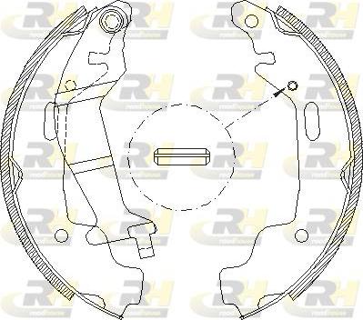 Roadhouse 4145.00 - Bremsbacke alexcarstop-ersatzteile.com