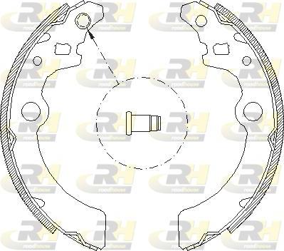 Roadhouse 4143.00 - Bremsbacke alexcarstop-ersatzteile.com