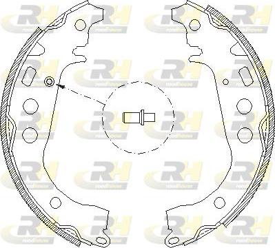 Roadhouse 4101.00 - Bremsbacke alexcarstop-ersatzteile.com