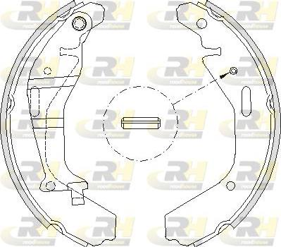 Roadhouse 4202.00 - Bremsbacke alexcarstop-ersatzteile.com