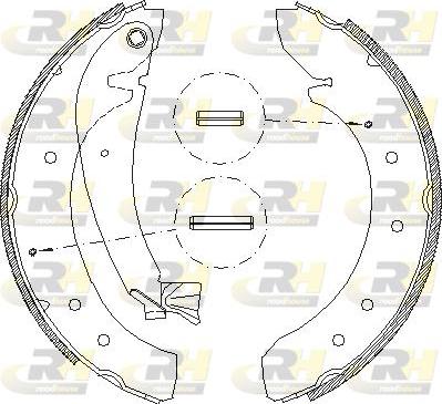 Roadhouse 4719.00 - Bremsbacke alexcarstop-ersatzteile.com