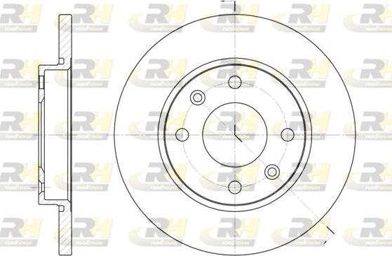 Roadhouse 6535.00 - Bremsscheibe alexcarstop-ersatzteile.com