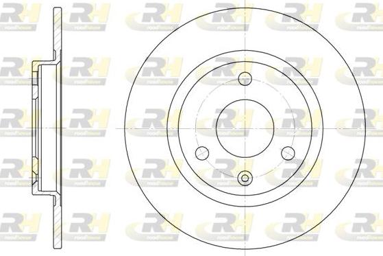 Roadhouse 6070.00 - Bremsscheibe alexcarstop-ersatzteile.com