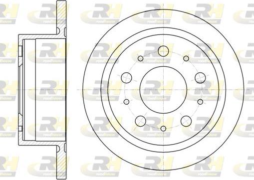 Roadhouse 61057.00 - Bremsscheibe alexcarstop-ersatzteile.com