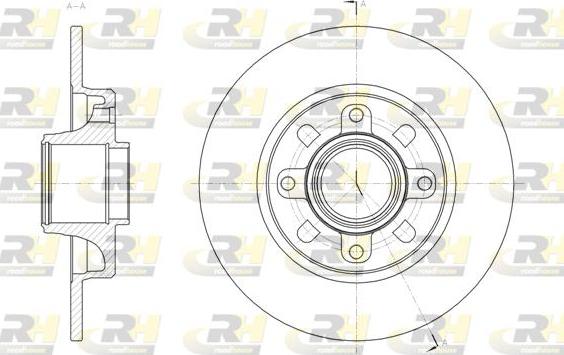 Roadhouse 61865.00 - Bremsscheibe alexcarstop-ersatzteile.com