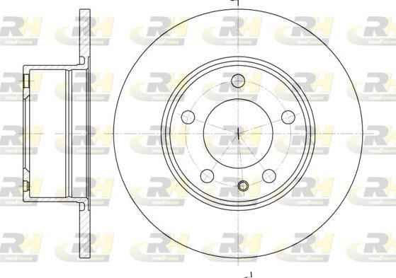 Roadhouse 6312.00 - Bremsscheibe alexcarstop-ersatzteile.com