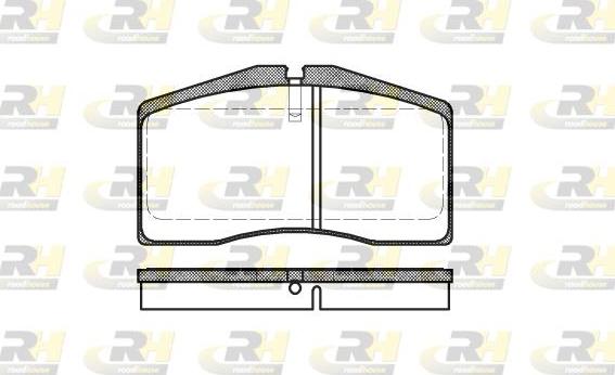 Roadhouse 2448.00 - Bremsbelagsatz, Scheibenbremse alexcarstop-ersatzteile.com