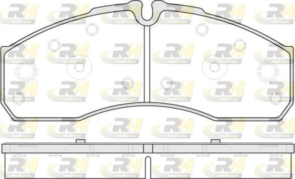 Roadhouse 2651.30 - Bremsbelagsatz, Scheibenbremse alexcarstop-ersatzteile.com