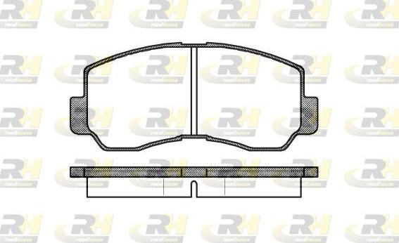 Roadhouse 2094.40 - Bremsbelagsatz, Scheibenbremse alexcarstop-ersatzteile.com