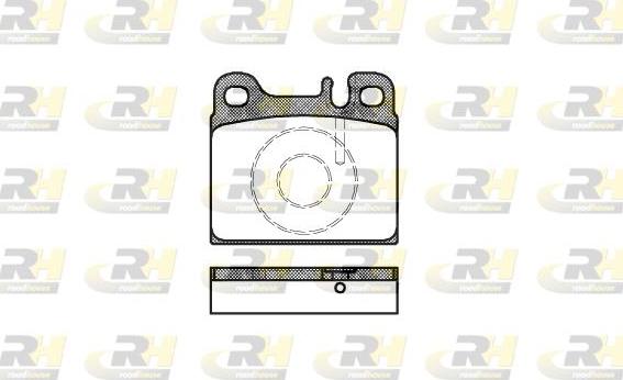 Roadhouse 2006.88 - Bremsbelagsatz, Scheibenbremse alexcarstop-ersatzteile.com