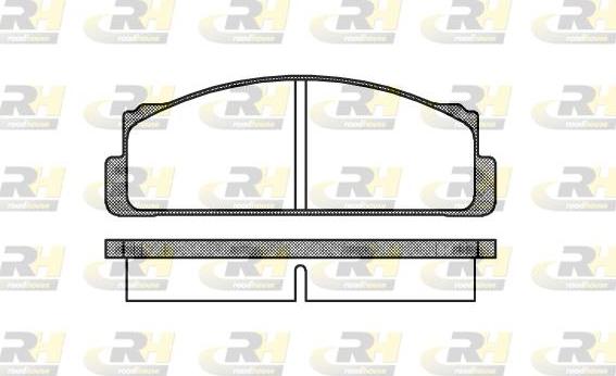 Roadhouse 2022.00 - Bremsbelagsatz, Scheibenbremse alexcarstop-ersatzteile.com