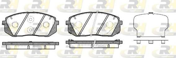 Roadhouse 21302.22 - Bremsbelagsatz, Scheibenbremse alexcarstop-ersatzteile.com