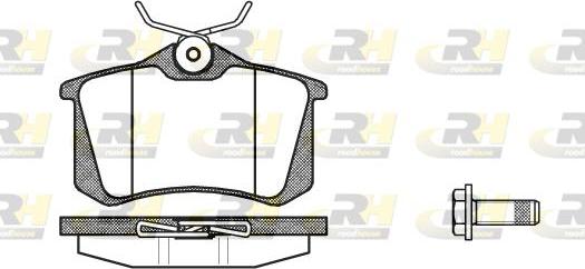 Febi Bilstein 16284 - Bremsbelagsatz, Scheibenbremse alexcarstop-ersatzteile.com