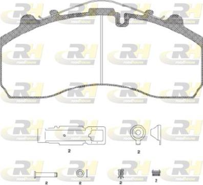 Roadhouse JSX 2637.20 - Bremsbelagsatz, Scheibenbremse alexcarstop-ersatzteile.com