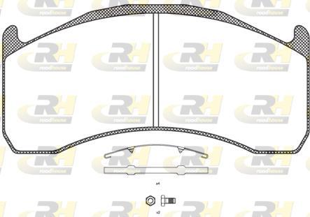 Roadhouse JSX 21072.00 - Bremsbelagsatz, Scheibenbremse alexcarstop-ersatzteile.com