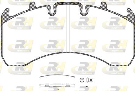 Roadhouse JSX 21156.00 - Bremsbelagsatz, Scheibenbremse alexcarstop-ersatzteile.com