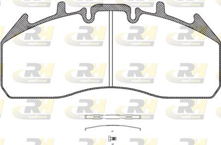 Roadhouse JSX 21257.00 - Bremsbelagsatz, Scheibenbremse alexcarstop-ersatzteile.com