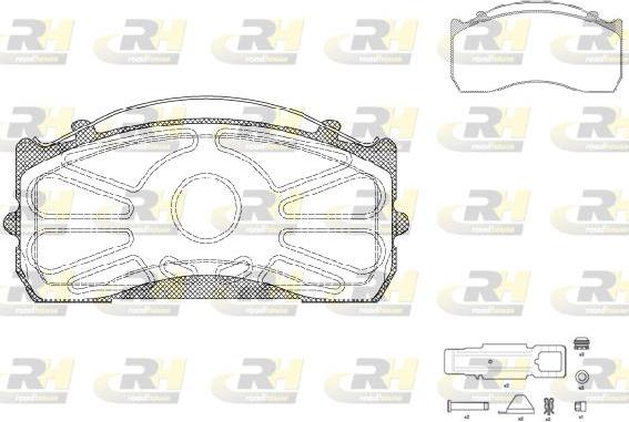 Roadhouse JSX 2815.80 - Bremsbelagsatz, Scheibenbremse alexcarstop-ersatzteile.com