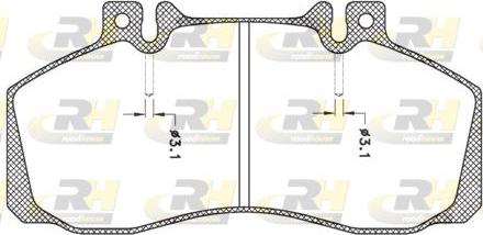 Roadhouse JSX 2245.00 - Bremsbelagsatz, Scheibenbremse alexcarstop-ersatzteile.com